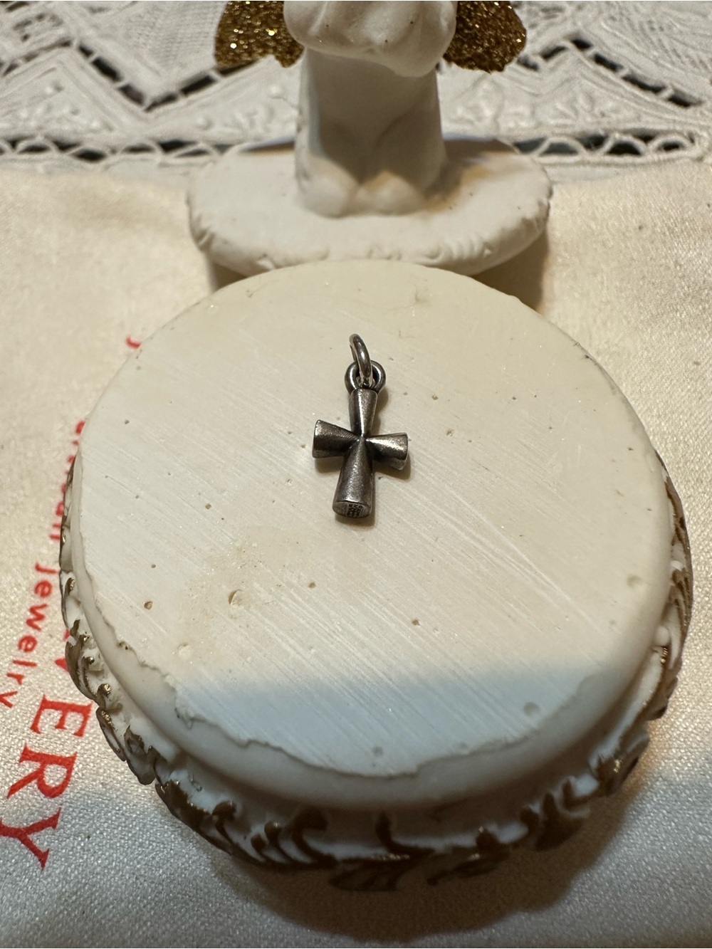James Avery Retired St Theresa charm NEW